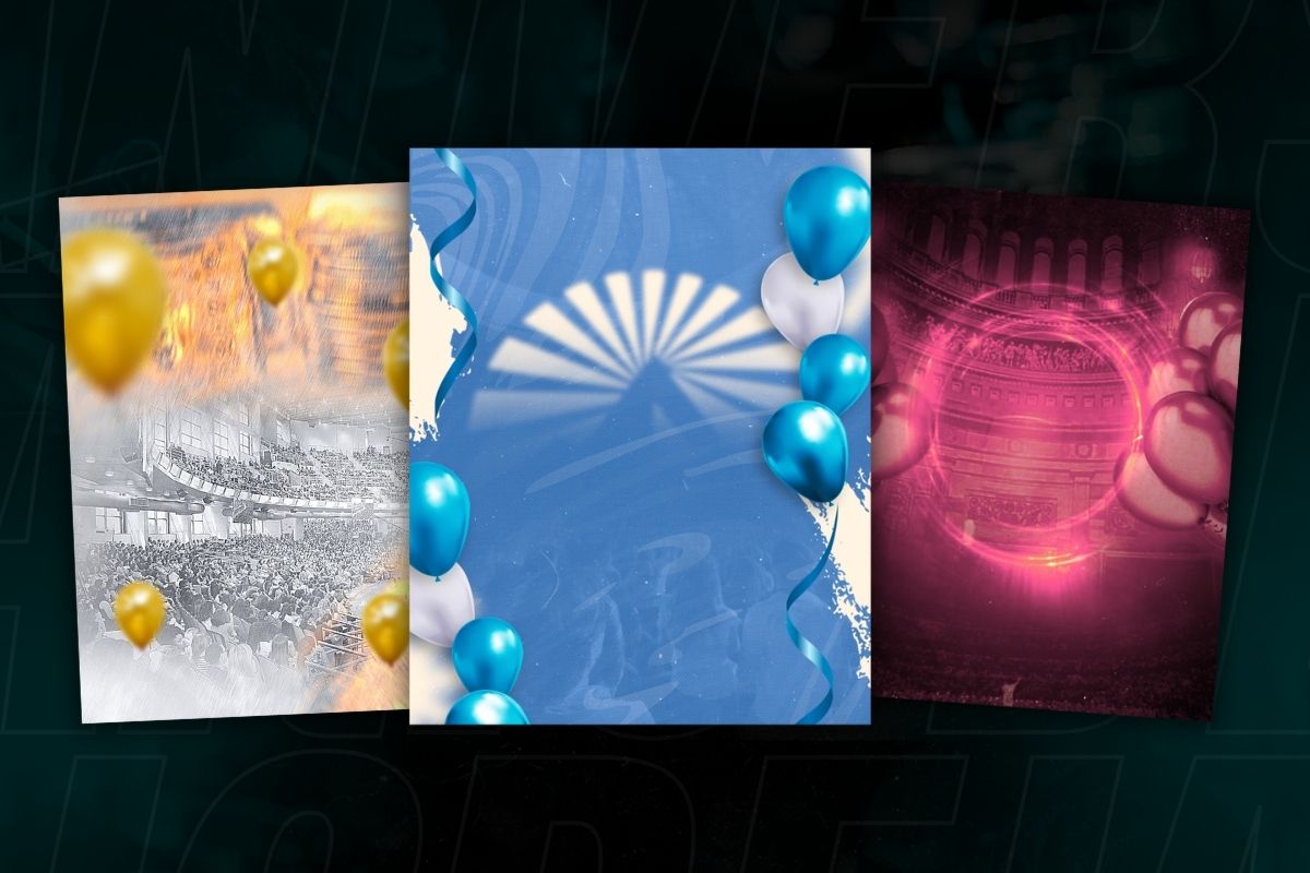 Fundos para Cartaz de Aniversário de Igreja Evangélica