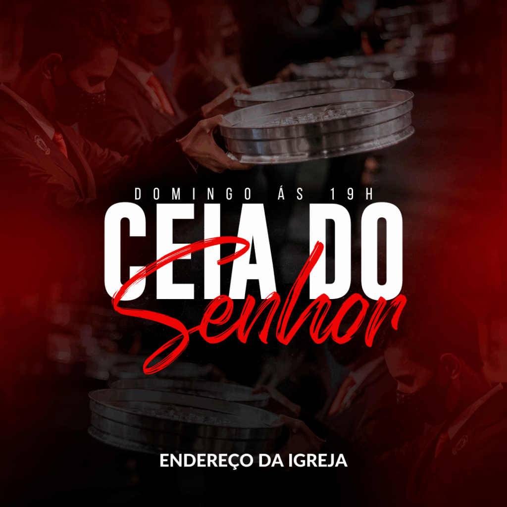 Cartaz para Santa Ceia