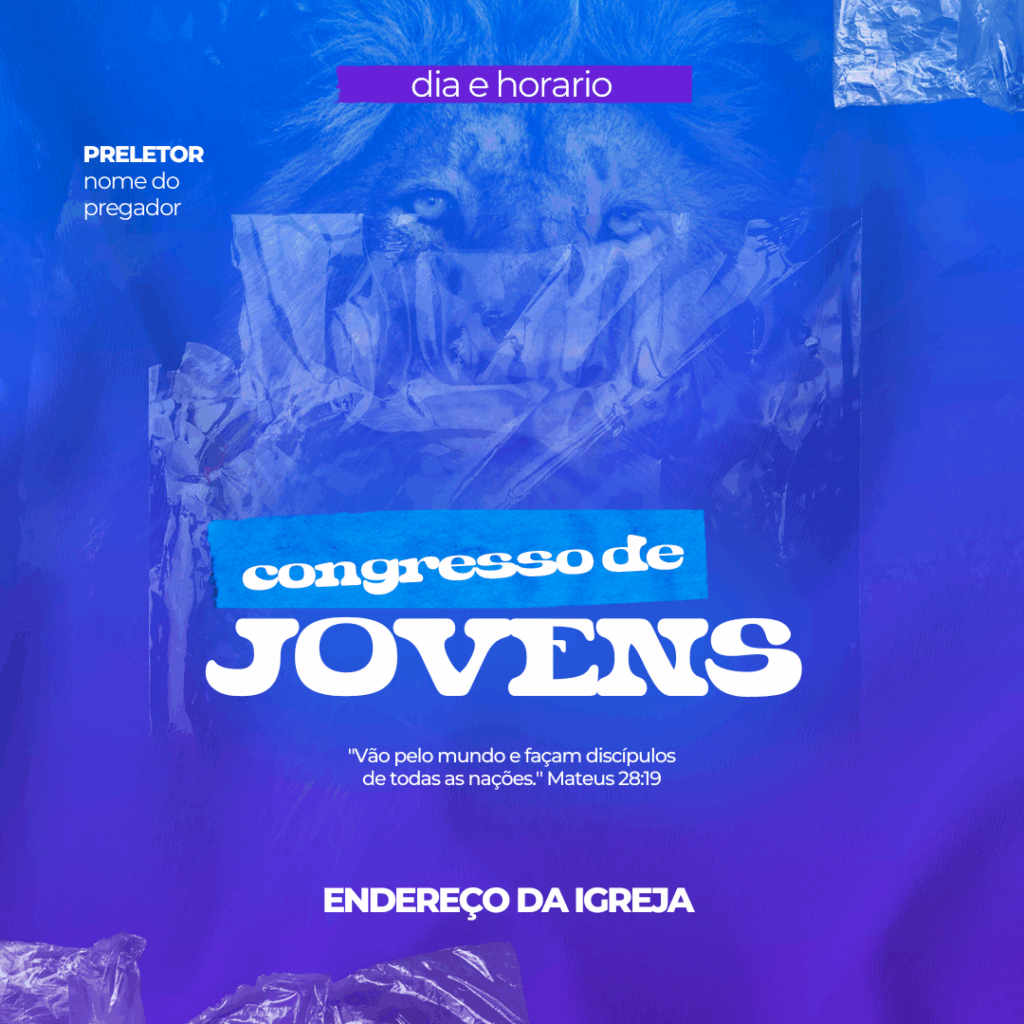 Cartaz para Congresso de Jovens