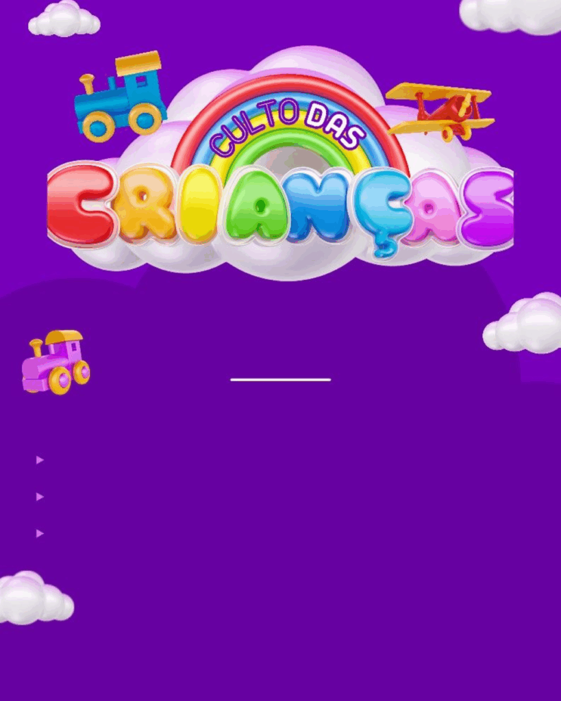 Fundos para Cartaz de Culto Infantil