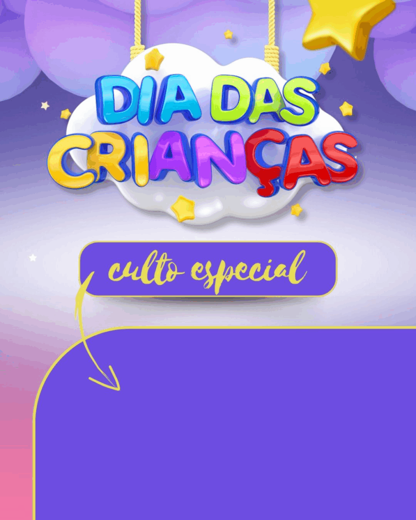 Fundos para Cartaz de Culto Infantil