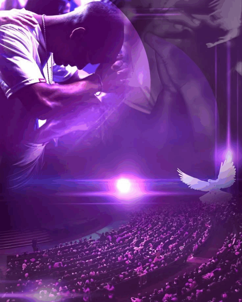 Fundos prontos para Cartaz de Culto de Oração