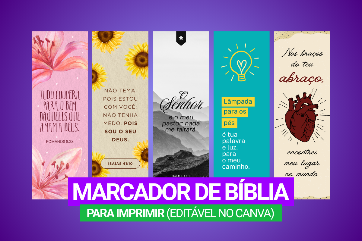 marcador de bíblia para imprimir