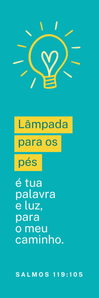 Marcador de Bíblia criativo