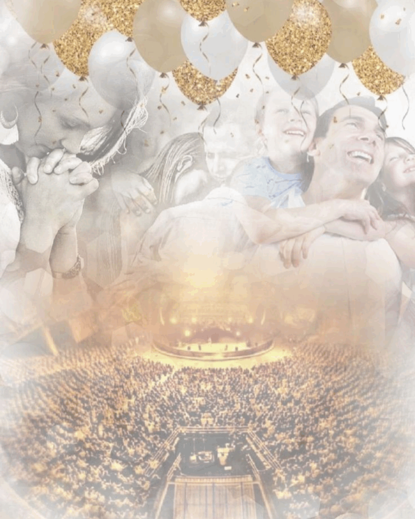 Fundo para Cartaz de Culto da Virada