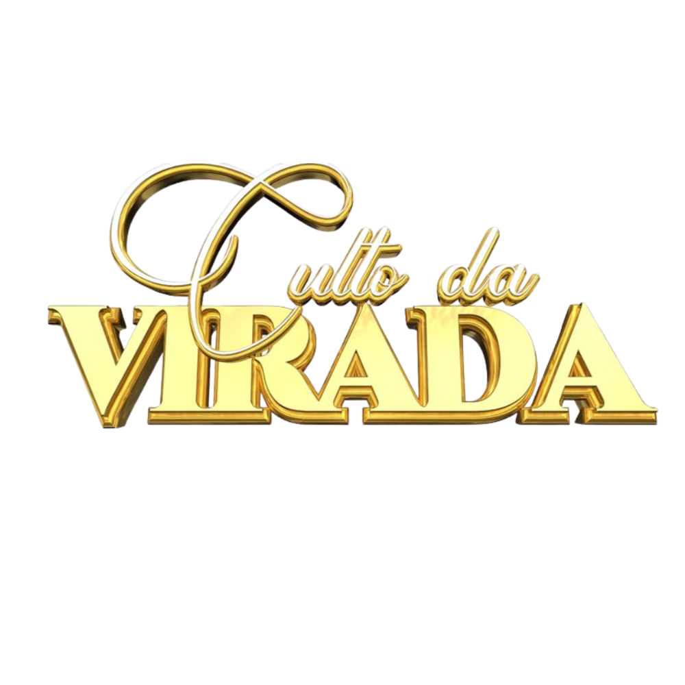 Letras 3D para Culto da Virada