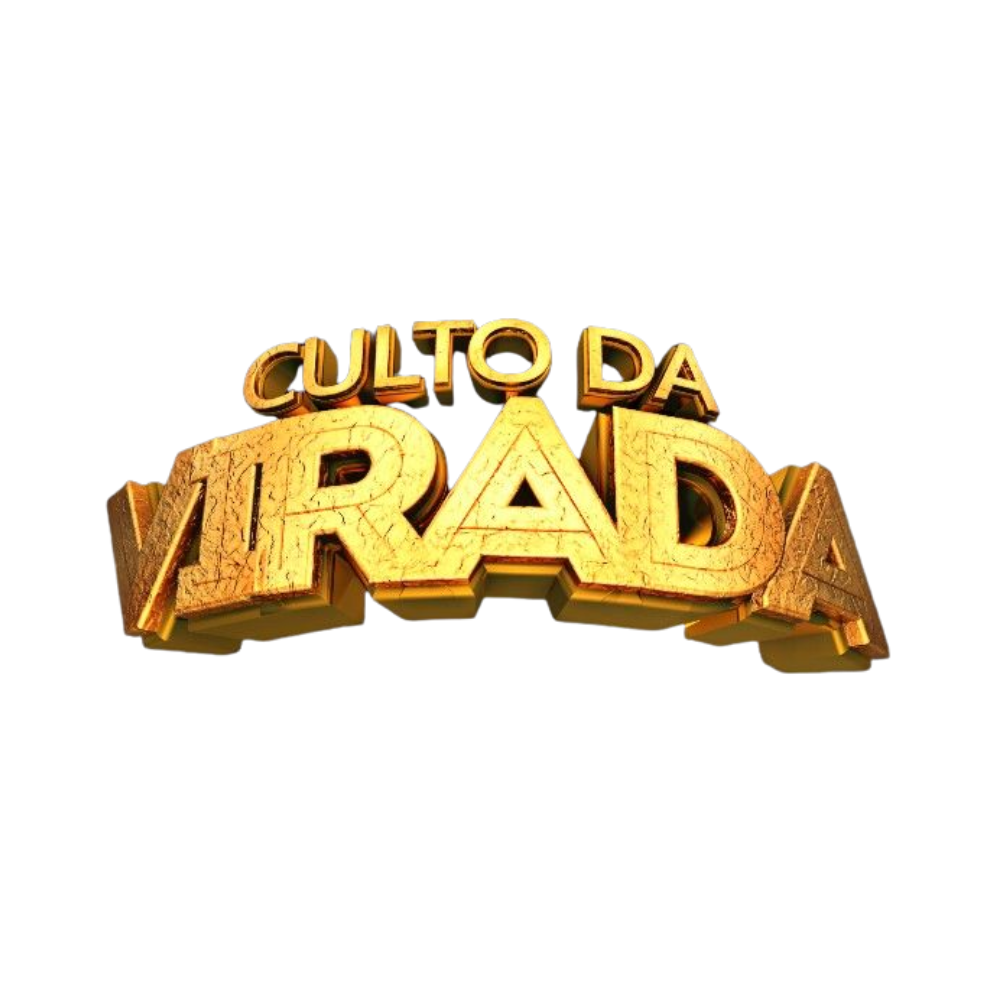 Letras 3D para Culto da Virada