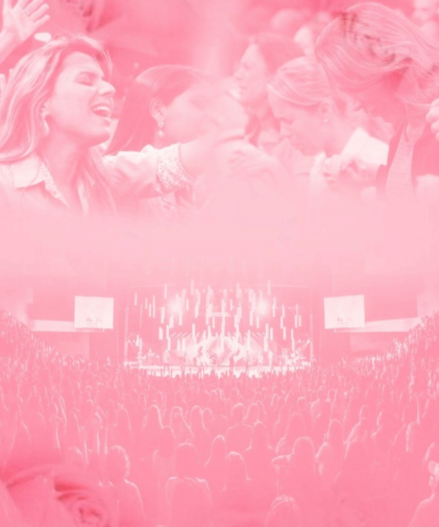 Fundo para Cartaz Culto Rosa