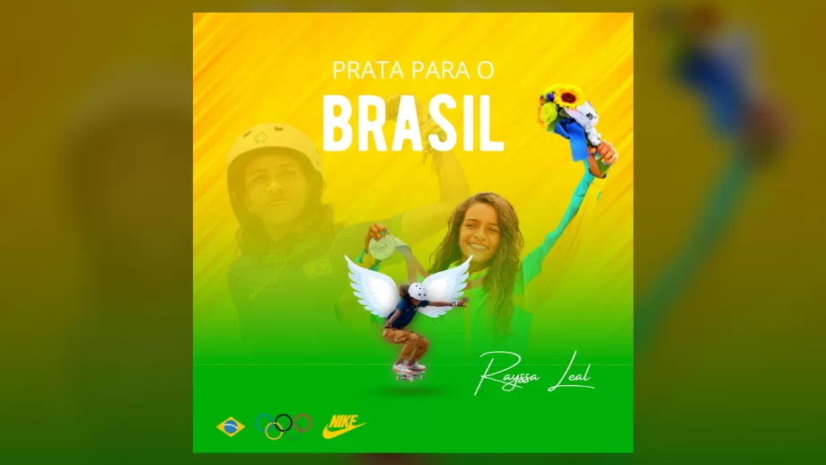 Como fazer um Flyer Olímpico da Rayssa Leal (PELO CANVA)