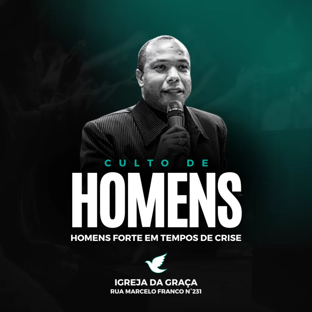 Flyer Culto de Homens