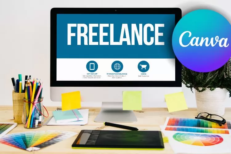 Designs profissionais com Canva para marcas pessoais e freelancers.