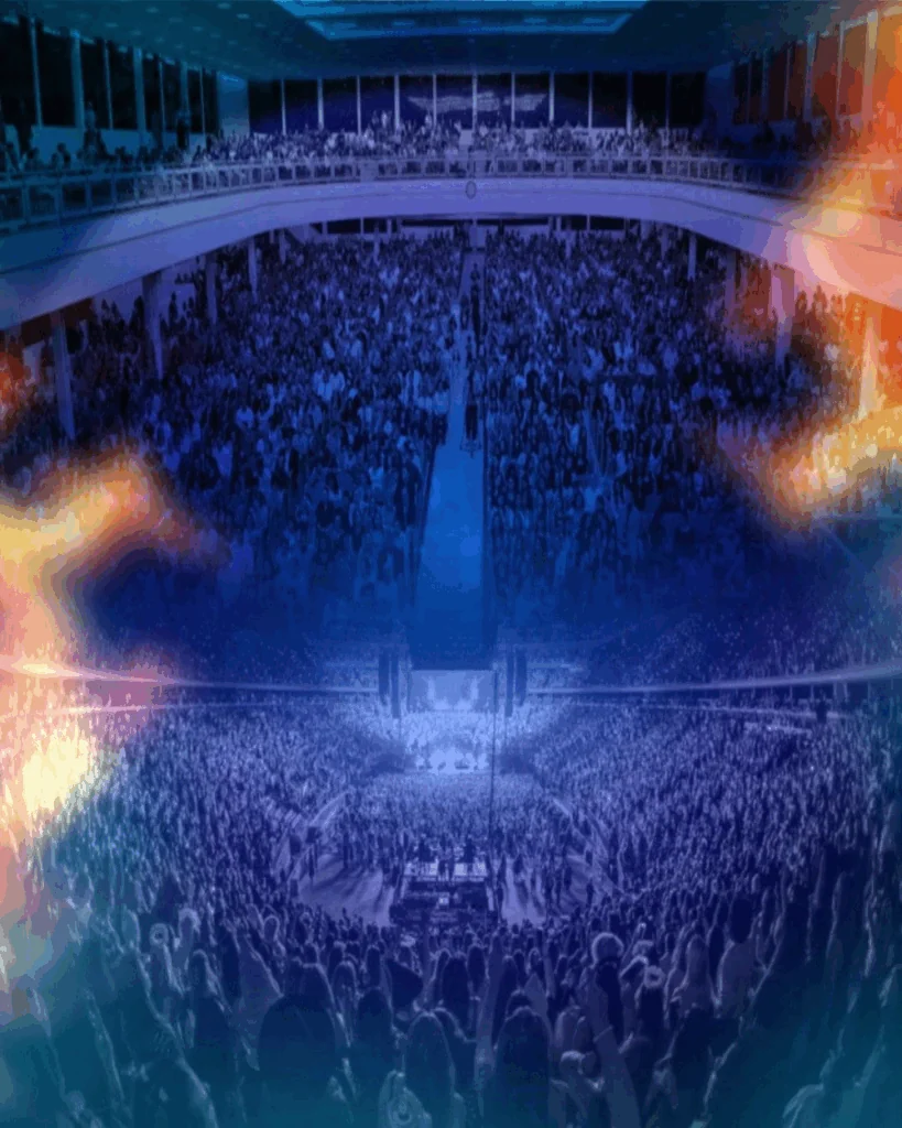 Fundos prontos para Cartaz de Culto de Varões