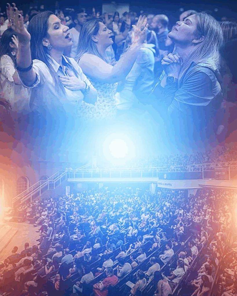 Fundos prontos para Cartaz de Culto de Oração