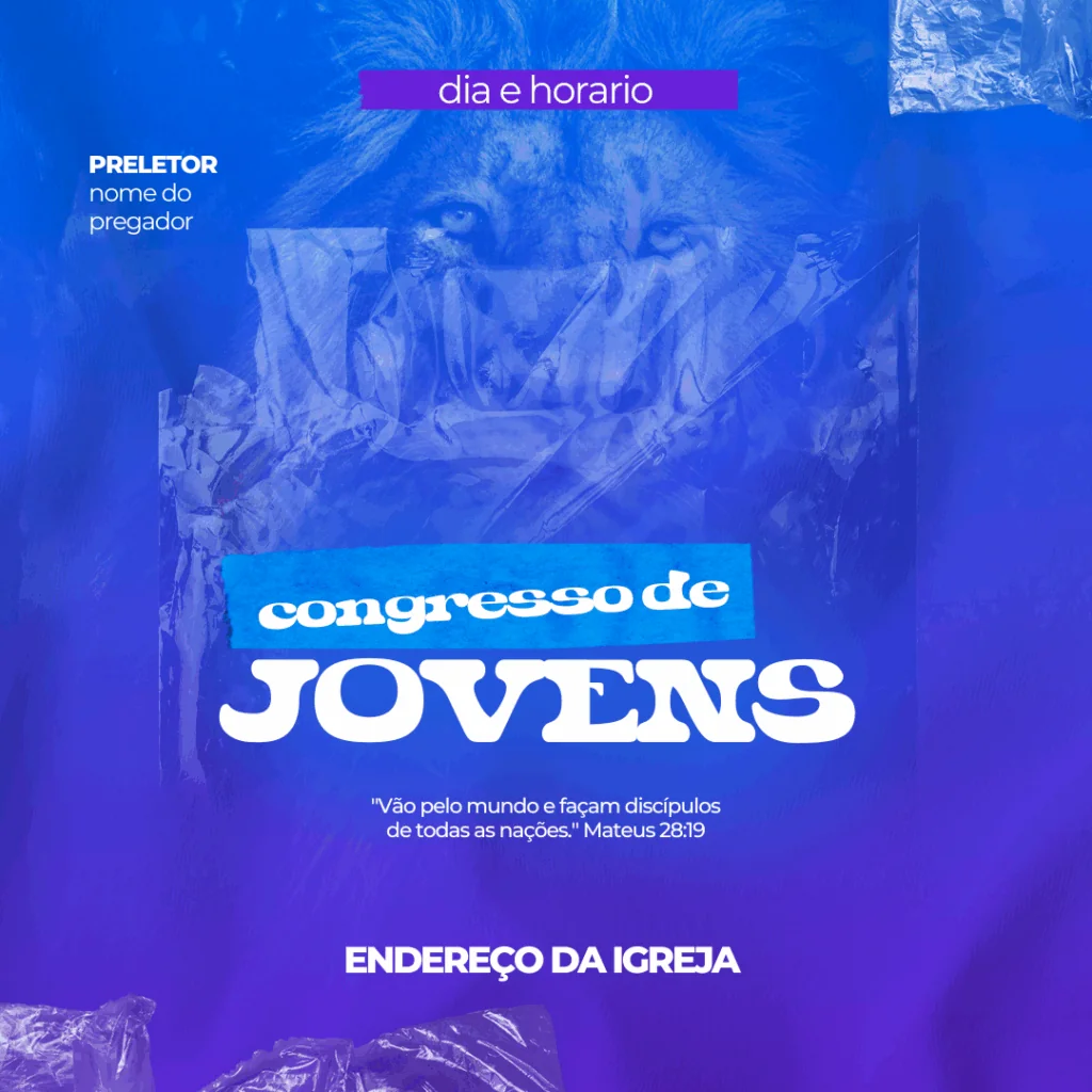 Cartaz para Congresso de Jovens