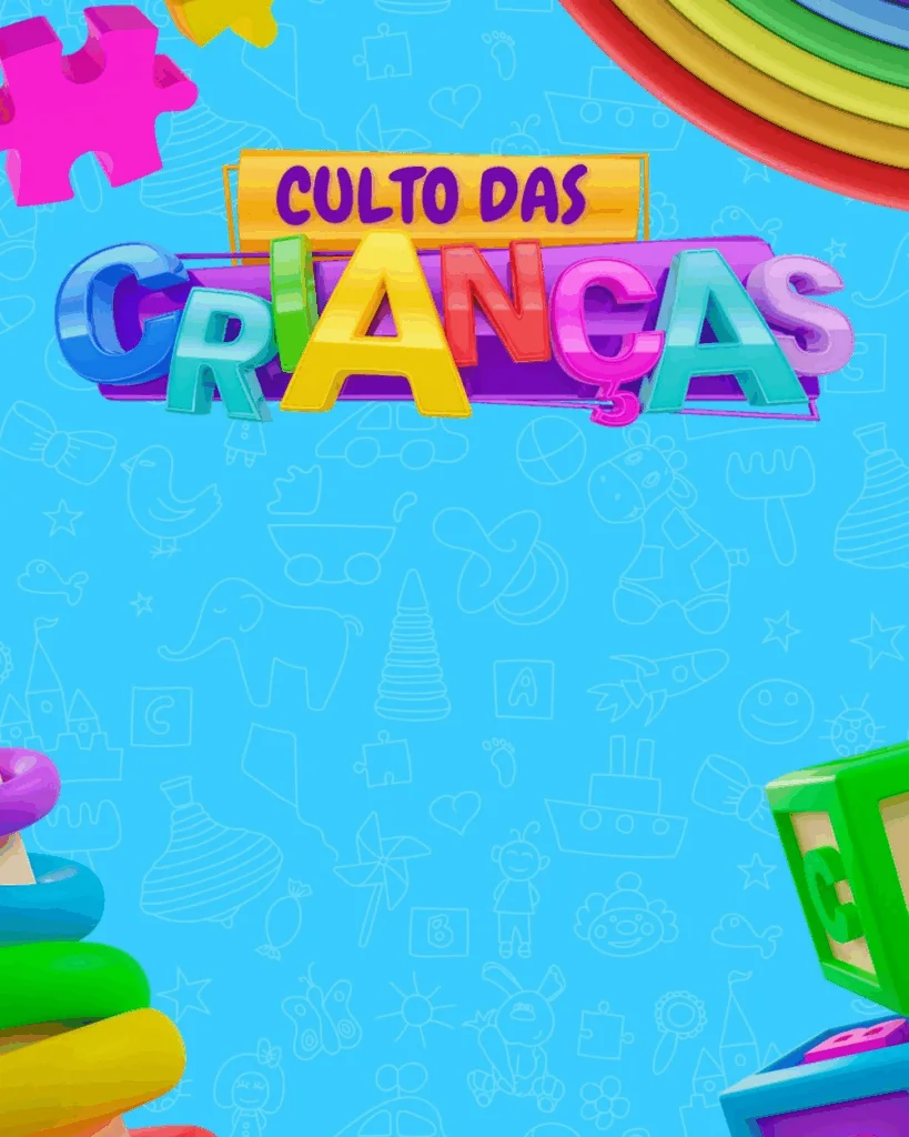 Fundos para Cartaz de Culto Infantil