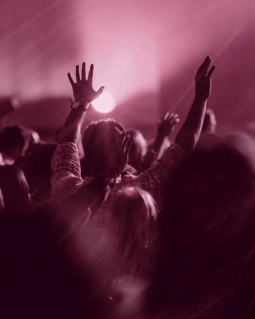 Fundos para baner de Culto de Louvor e Adoração