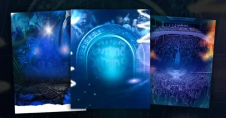 Fundos prontos para Cartaz de Culto de Varões