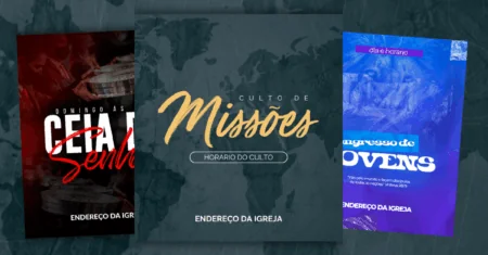 Cartaz de Igreja: Modelos e Fundos para Download