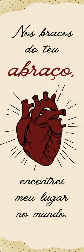 Marcador de Bíblia com frases