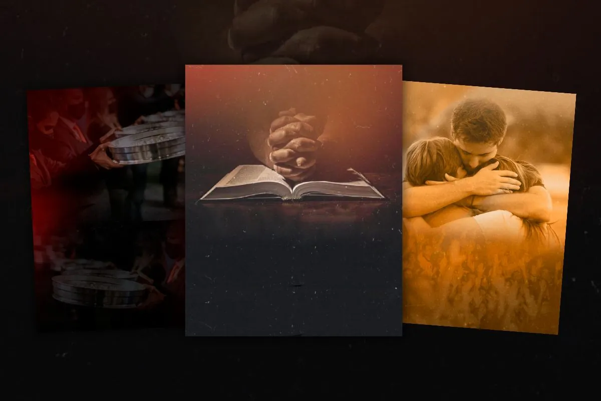 Fundos para Cartaz de Culto