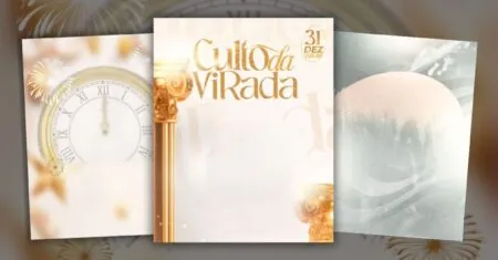 Fundo para Cartaz de Culto da Virada (Modelos e Fundos Gratuitos)