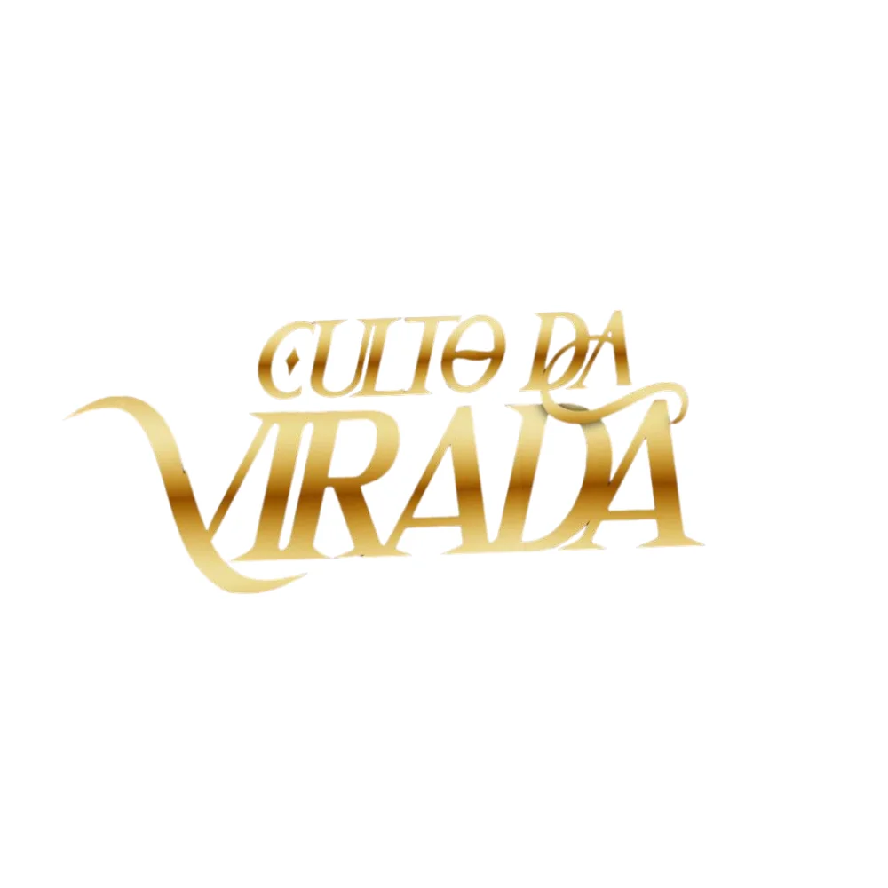 Letras 3D para Culto da Virada