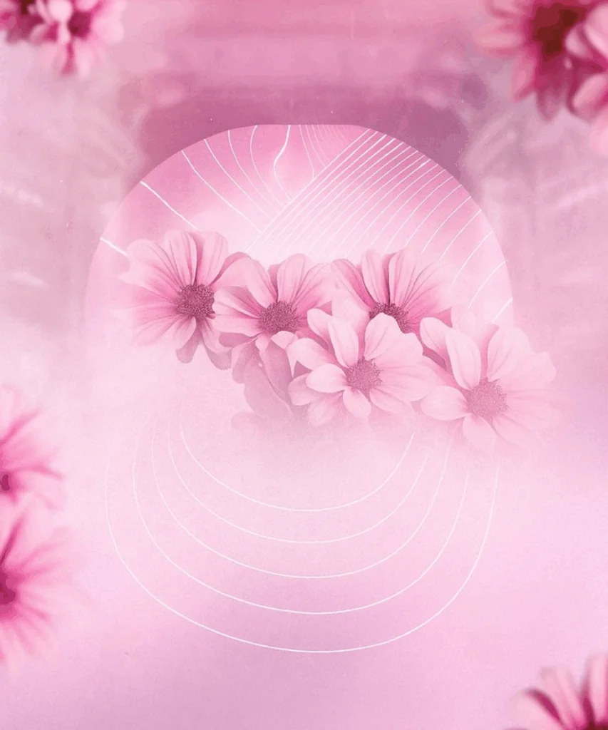 Fundo para Cartaz Culto Rosa